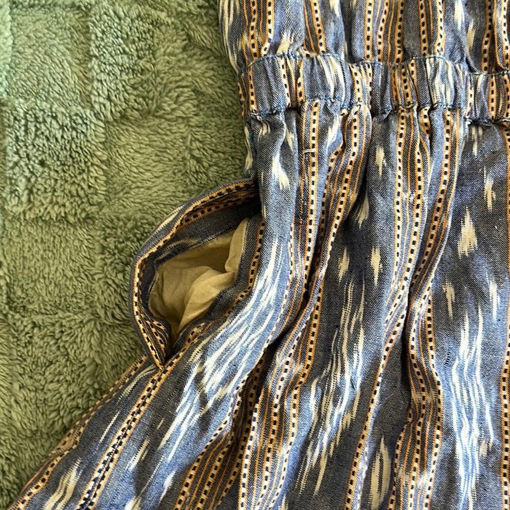 Ecote Blue and Yellow Striped‎ Garment - Picture 8 of 9